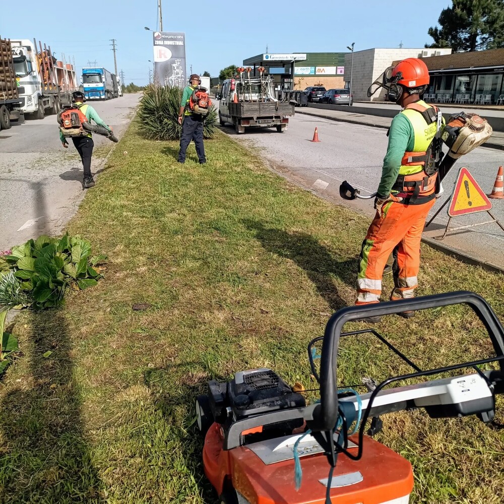limpeza de ruas no porto